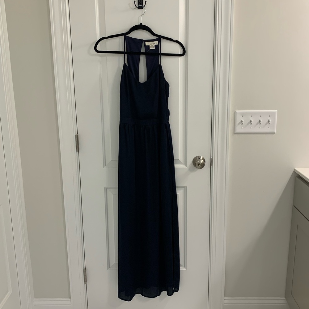 Navy maxi dress